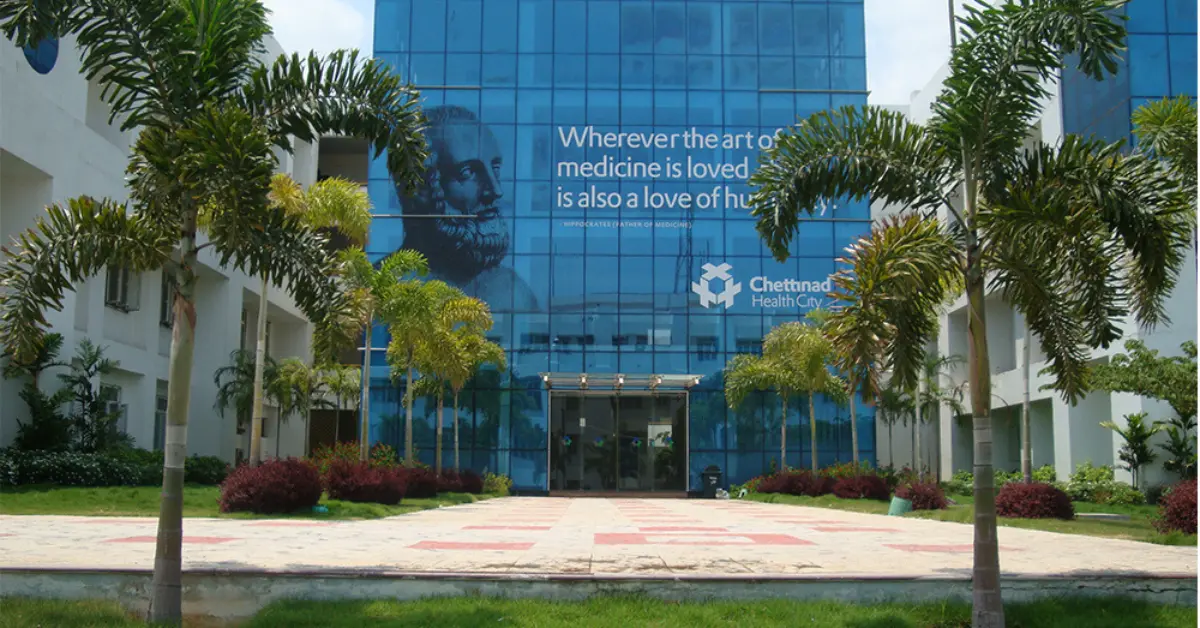 Chettinad Hospital and Research Institute, Chennai hospital